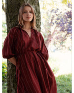 dimitra dress | pomegranate