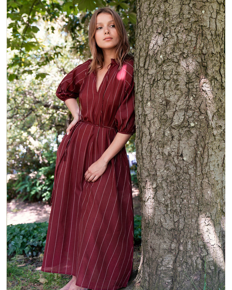 dimitra dress | pomegranate