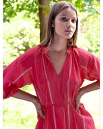 dimitra dress | hot pink