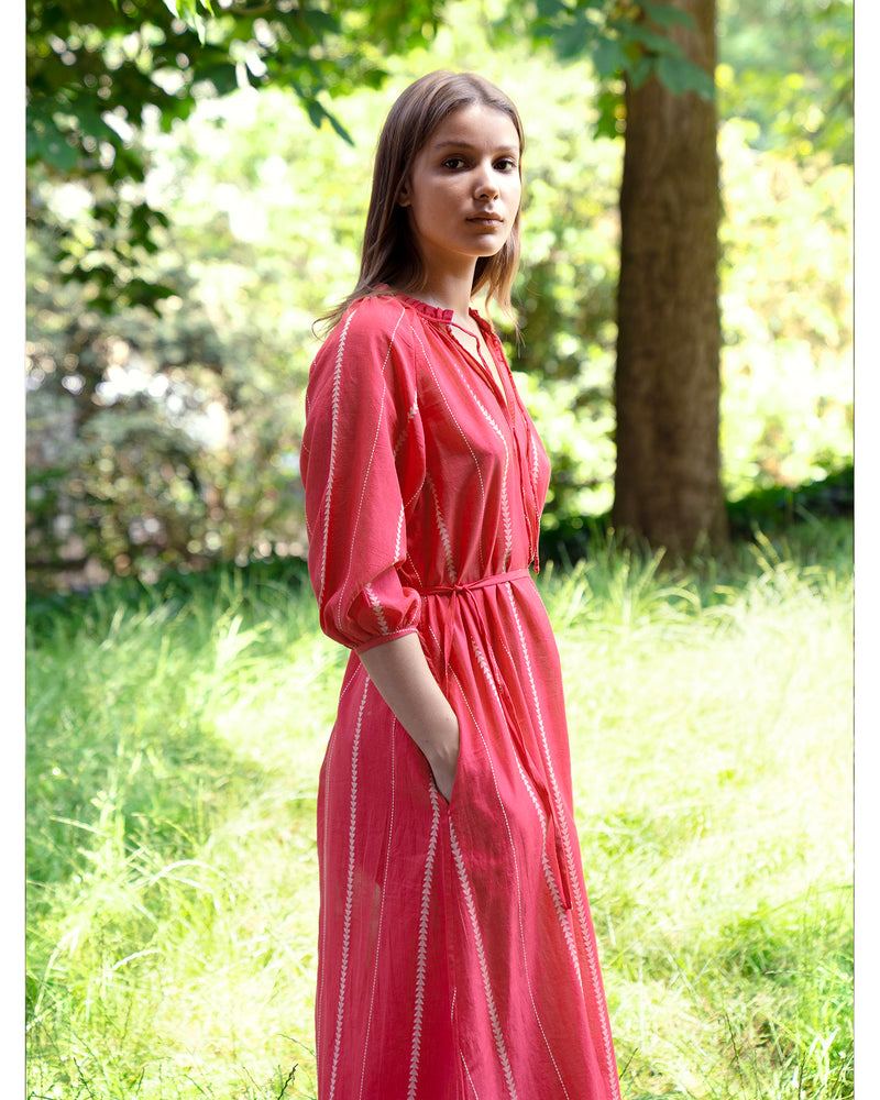 dimitra dress | hot pink
