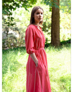 dimitra dress | hot pink