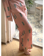 freya pyjama style trousers | bubblegum