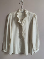 lina blouse | natural check