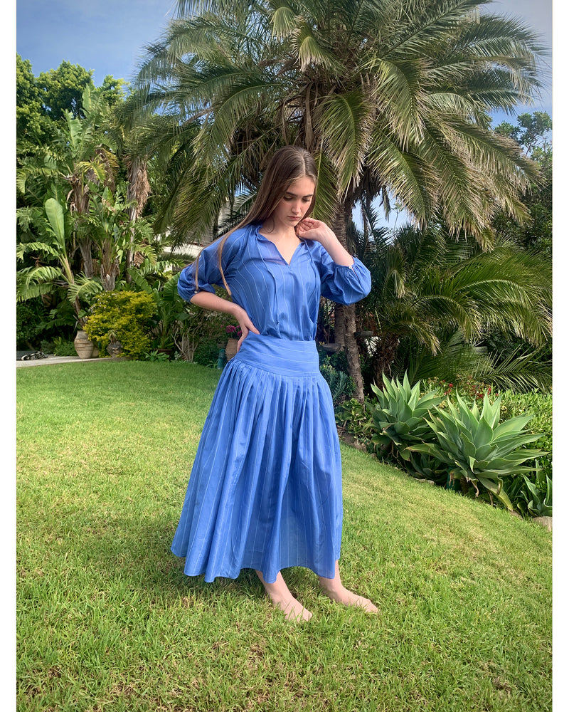lara skirt | lapis | now £35 in the sale