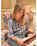 nora blouse | seaport check