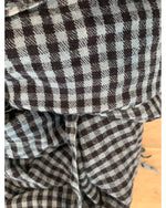 handwoven woollen scarf | ink