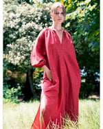 Gaia button up beach dress | naturally garment dyed