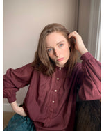 wren shirt | burgundy | on sale now £65