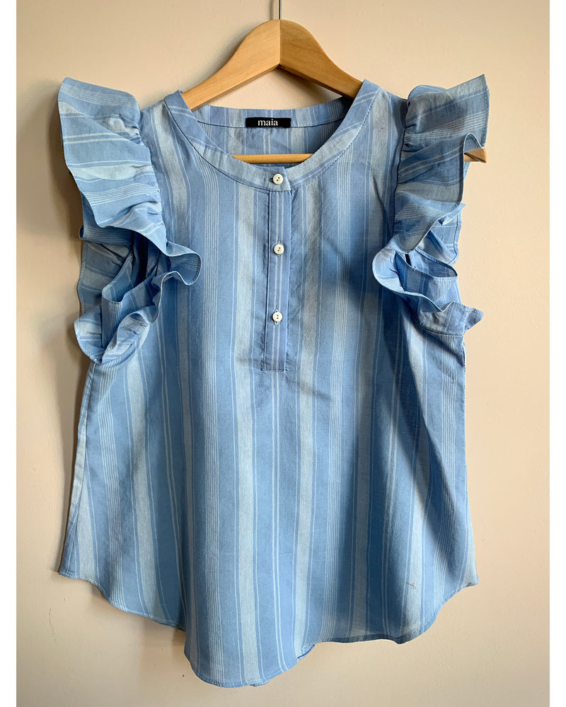 Ismay blouse | powder blue| on sale | now £55
