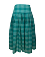 Lara skirt | jade check | reduced from £160 to £80 in the sale