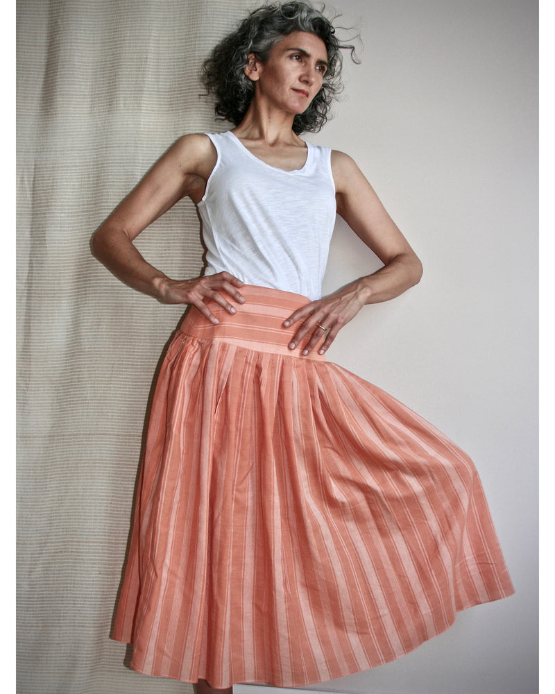 lara skirt | cantaloupe| on sale | now £25 in the archive sale
