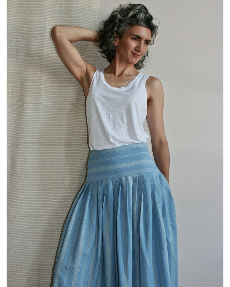 lara skirt | powder blue | now £75