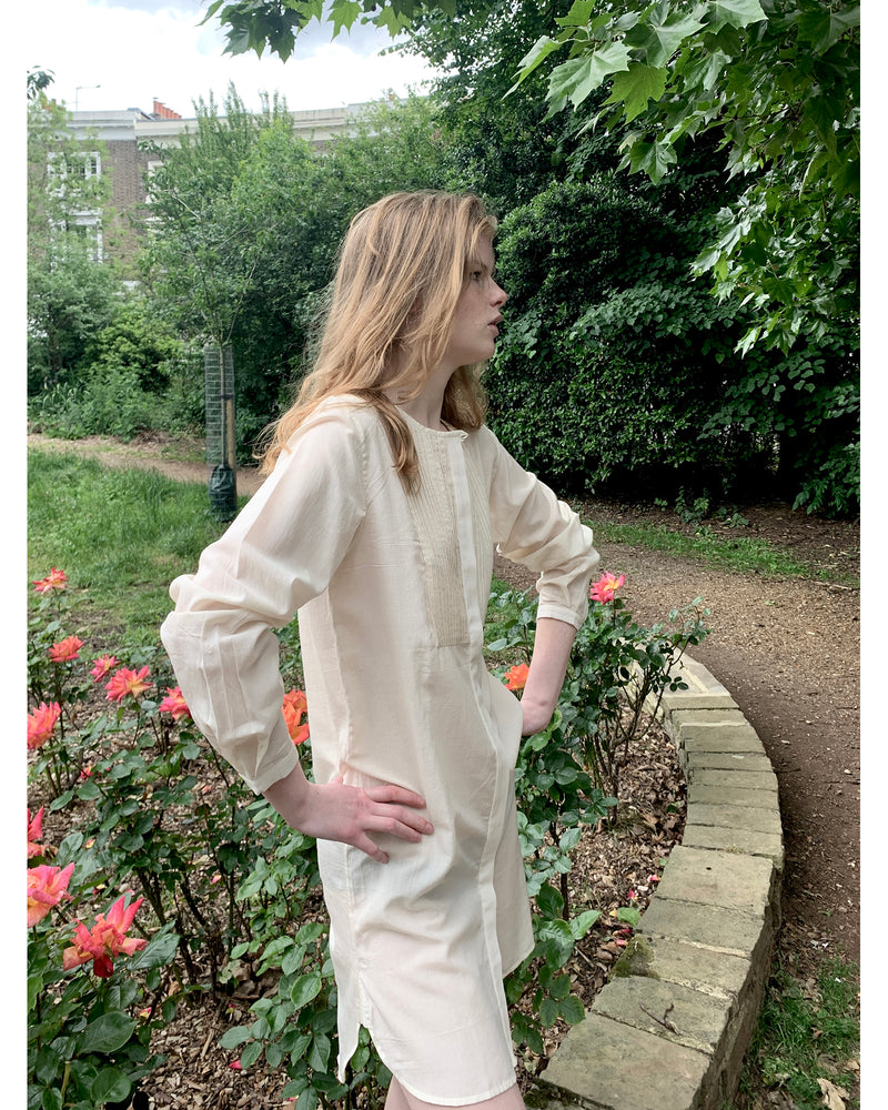 ilse blouse long | ecru | reduced from £155 to £77.50 in the sale