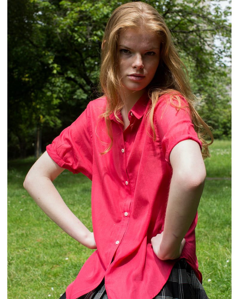 anna shirt | scarlet | now £20 in the archive sale