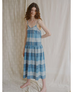 morgan dress | blue check | on sale | now £80